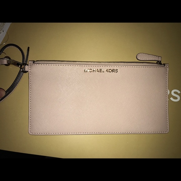Michael Kors Jet Set Crossbody Bag Vanilla/Ballet. - Picture 5 of 6